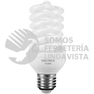 46839 FC-23EM LAMPARA ESPIRAL MINI T2 23 W LUZ CALIDA EN BLISTER VOLTECK