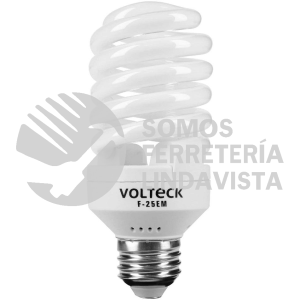 48506 F-25EM LAMPARA ESPIRAL MINI T2 25 W LUZ DE DIA EN BLISTER VOLTECK