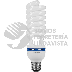 48222 F-65EXC LAMPARA ESPIRAL 65 W BASE MOGUL E39 220 V LUZ DIA CAJA VOLTECK