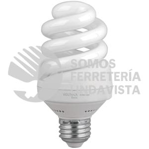 26106 FOTWC-13CP LAMPARA ESPIRAL T4 13 W LUZ CALIDA EN CAJA VOLTECK