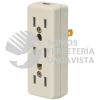 46814 MUL-305 MULTICONTACTO TRIPLE 2 POLOS + TIERRA VOLTECK