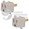 46254 AD-32G BOLSA CON 2 ADAPTADORES 3 A 2 GRISES VOLTECK