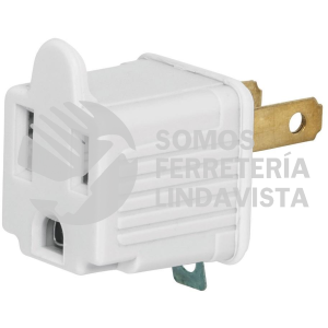 46255 AD-32B-G ADAPTADOR 3 A 2 BLANCO A GRANEL VOLTECK