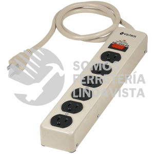 47185 MUL-660 MULTICONTACTO 14 AWG 6 ENTRADAS SUPRESOR DE PICOS 600 JOULES VOLTECK