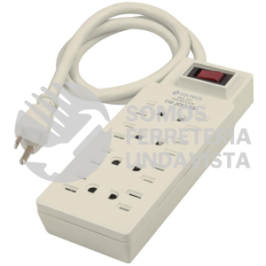 47187 MUL-811 MULTICONTACTO 14 AWG 8 ENTRADAS SUPRESOR DE PICOS 110 JOULES VOLTECK