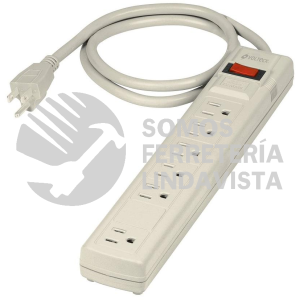 47184 MUL-645 MULTICONTACTO 14 AWG 6 ENTRADAS SUPRESOR DE PICOS 450 JOULES VOLTECK