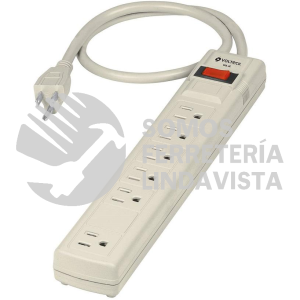 47182 MUL-6 MULTICONTACTO 16 AWG USO RUDO CON 6 ENTRADAS VOLTECK