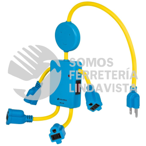 48182 MUL-4NI MULTICONTACTO 16 AWG FIGURA DE NIÑO CON 4 ENTRADAS VOLTECK