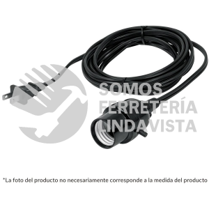 47144 POLCA-10 PORTALAMPARAS CON CABLE DE 10 M VOLTECK