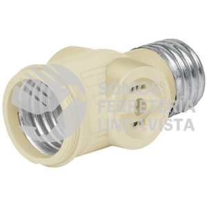 46514 POBA-13 PORTALAMPARA DE BAQUELITA CON DOBLE CONTACTO VOLTECK