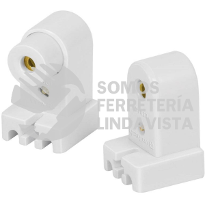 46506 POPL-14 BOLSA 2 PZ PORTALAMPARAS P/TUBO LED Y FLUORESCENTE BASE FA8 VOLTECK
