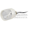 46530 POPO-17 PORTALAMPARA DE PORCELANA SOPORTE TIPO NIPLE VOLTECK