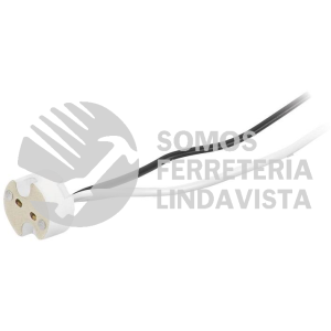 46532 POPO-12 PORTALAMPARA DE PORCELANA PARA MR BASE BIPINVOLTECK