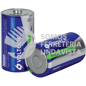 47206 RE-D BLISTER CON 2 PILAS D RECARGABLES LARGA DURACION 4000 MAH VOLTECK