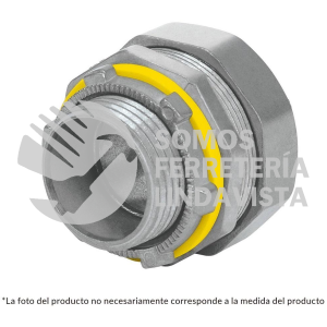 46930 CLQ-1/2R CONECTOR RECTO 1/2" PARA TUBO LIQUID TIGHT VOLTECK