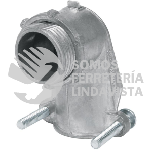 47345 CTF-1C CONECTOR CURVO 1" PARA TUBO FLEXIBLE METALICO VOLTECK