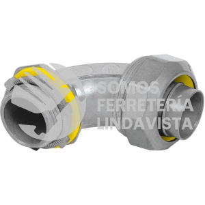 46935 CLQ-1C CONECTOR CURVO 1" PARA TUBO LIQUID TIGHT VOLTECK