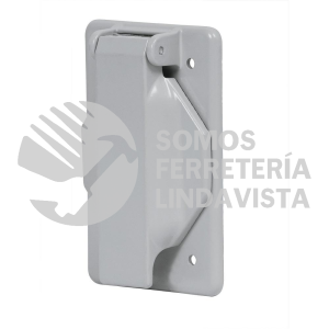 46434 PAFIN-SES PLACA TIPO FS CON CUBIERTA SENCILLA SOBREPONER VOLTECK