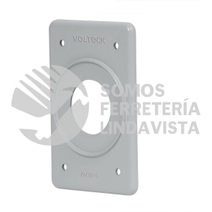 46431 PAFSE-S PLACA PARA INTEMPERIE TIPO FS SENCILLA DE SOBREPONER VOLTECK