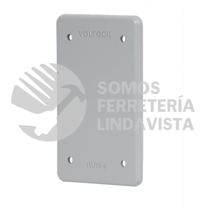 46432 PAFCI-S PLACA TIPO FS CIEGA DE SOBREPONER VOLTECK
