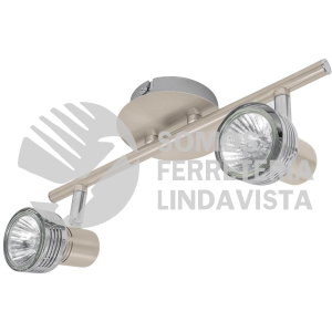 48441 SOB-306S LUMINARIO DE SOBREPONER CON 2 SPOTS BASE GU10 VOLTECK