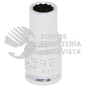 4707T DADO CUADRO DE 1/4", 12 PUNTAS, EN PULGADAS, 7/32" URREA