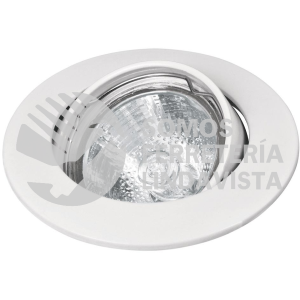 46615 EMP-103S LUMINARIO REDONDO BLANCO SPOT DIRIGIBLE LAMPARA NO INCLUIDA VOLTECK
