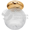 46628 SOB-102S LUMINARIO DECORATIVO 19X16 CM PANTALLA CRISTAL SIN LAMPARA VOLTECK