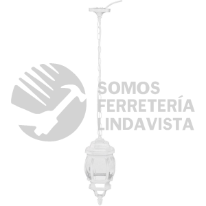 47296 COL-100S ARBOTANTE TRADICIONAL COLGANTE BLANCO LAMPARA NO INCLUIDA VOLTECK