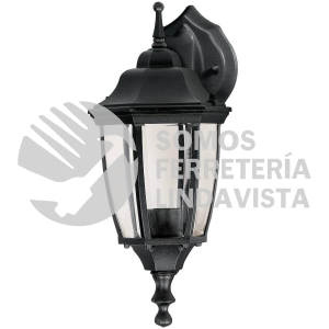 47291 ARB-103S ARBOTANTE TIPO FAROL SUSPENDIDO NEGRO LAMPARA NO INCLUIDA VOLTECK