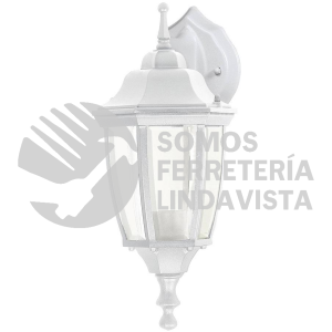 47290 ARB-102S ARBOTANTE TIPO FAROL SUSPENDIDO BLANCO LAMPARA NO INCLUIDA VOLTECK