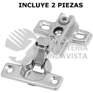 43158 BIDI-95I BOLSA C/2 BISAGRAS BIDIMENSIONALES DE 95 GRADOS COBERTURA INTERNA HERMEX