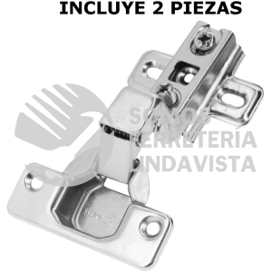 43159 BIDI-110I BOLSA C/2 BISAGRAS BIDIMENSIONALES 110 GRADOS COBERTURA INTERNA HERMEX