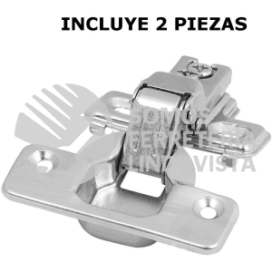 43164 BIDI-FF BOLSA C/2 BISAGRAS BIDIMENSIONALES DE BRAZO CORTO HERMEX