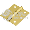 43236 BC-251P BISAGRA CUADRADA 2-1/2" ACERO LATONADO PLANA HERMEX