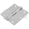 43262 BC-353P BISAGRA CUADRADA 3-1/2" ACERO CROMO MATE PLANA HERMEX