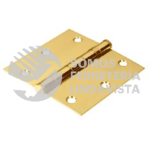 43217 BC-305P BISAGRAS CUADRADAS LATON SOLIDO CABEZA PLANA HERMEX