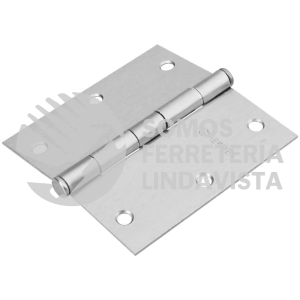 23688 BC-353PP BISAGRA CUADRADA 3-1/2" ACERO CROMO MATEPLANAHERMEX
