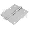 23689 BC-403PP BISAGRA CUADRADA 4" ACERO CROMO MATE PLANA HERMEX