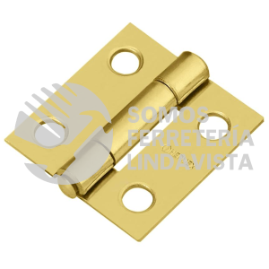 43192 BR-101 BISAGRA RECTANGULAR 1" ACERO LATONADO HERMEX