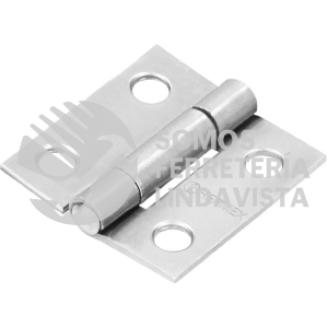 43185 BR-100 BISAGRA RECTANGULAR 1" ACERO PULIDO HERMEX