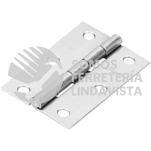 43188 BR-250 BISAGRA RECTANGULAR 2-1/2" ACERO PULIDO HERMEX