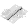 43189 BR-300 BISAGRA RECTANGULAR 3" ACERO PULIDO HERMEX