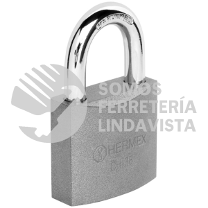 43315 CH-38 CANDADO DE HIERRO 38 MM GANCHO CORTO EN CAJA HERMEX