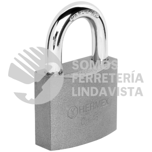 43319 CHB-45 CANDADO DE HIERRO 45 MM GANCHO CORTO EN BLISTER HERMEX