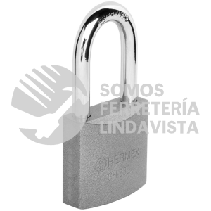 43323 CH-38L CANDADO DE HIERRO 38 MM GANCHO LARGO EN CAJA HERMEX