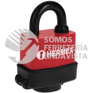 43367 CMR-40 CANDADO LAMINADO RECUBIERTO DE PLASTICO 40MM BLISTER HERMEX
