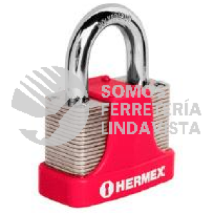 43344 CM-50 CANDADO CUERPO DE ACERO LAMINADO HERMEX