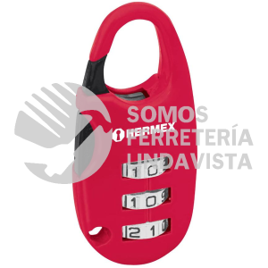 43350 CMA-3C CANDADO MALETERO DE COMBINACION 25 MM BLISTER HERMEX