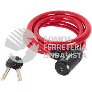 43920 CB-15 CANDADO DE CABLE CON LLAVE 15MM X 1.20 M HERMEX